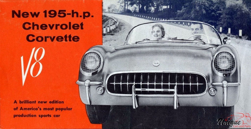1955 Chevrolet Corvette Foldout